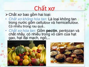 chất xơ rất cần thiết khi bị xơ gan