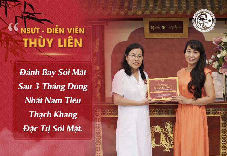 Diễn viên Thùy Liên chia sẻ về hiệu quả bài thuốc Nhất Nam Tiêu Thạch Khang